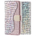 Croco Bling iPhone X / iPhone XS Wallet Case