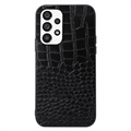 Crocodile Series Samsung Galaxy A23 5G Hybrid Case - Zwart