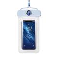 Schattige Beer Smartphone Waterdichte hoes - 7.2" - Blauw