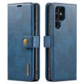 DG.Ming Samsung Galaxy S23 Ultra 5G Afneembare Leren Portemonnee Hoesje - Blauw