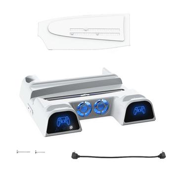 DOBE TP5-3532D Koelstandaard & Dubbel Controller Oplaadstation voor Sony PlayStation 5 Slim/5 Pro