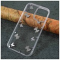 Diamond Decor iPhone 13 Mini TPU Hoesje - Vlinders