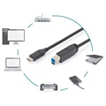 Digitus USB-C/USB-B 3.0 Verbindingskabel - 1.8m - Zwart