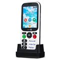 Doro 780X - 4G, Bluetooth, 1600mAh - Zwart / Wit