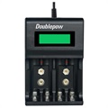 Doublepow DP-UK95 Multifunctionele Snel USB Batterij Oplader - AA/AAA/9V