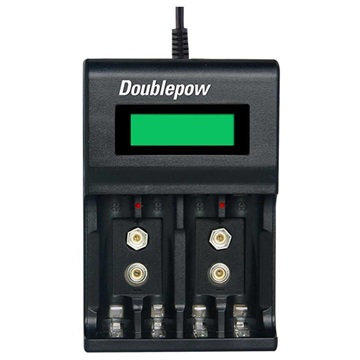 Doublepow DP-UK95 Multifunctionele snelle USB-batterijlader - AA/AAA/9V