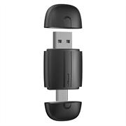 2-in-1 draadloze adapter voor 2 koppen voor CarPlay en Android Auto