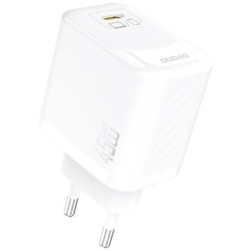 Dudao A28 45W GaN USB-C Wandoplader - Wit