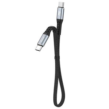 Dudao L10C Power Delivery USB-C kabel - 100W snel opladen, 0.23m - Zwart