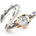 Duoya Fancy Series Circle Quartz Horloge voor Dames
