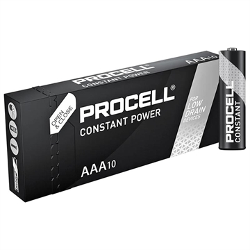 Duracell Procell LR03/AAA Alkaline batterijen 1200mAh - 10 stuks.