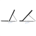 Dux Ducis Samsung Galaxy Tab A8 10.5 (2021) Bluetooth Toetsenbord Hoes - Zwart