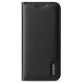Dux Ducis Hivo Samsung Galaxy S22 Wallet Leren Hoesje - Zwart