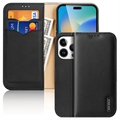 Dux Ducis Hivo Samsung Galaxy S22 5G Wallet Leren Hoesje - Zwart
