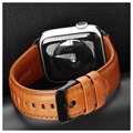 Dux Ducis Apple Watch Series SE/6/5/4/3/2/1 Leder Bandje - 42mm, 44mm - Bruin