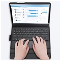 Dux Ducis Samsung Galaxy Tab A7 10.4 (2020) Bluetooth Toetsenbord Hoes - Zwart