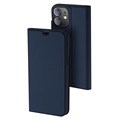 Dux Ducis Skin Pro iPhone 12/12 Pro Flip Case - Donkerblauw