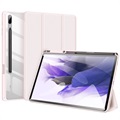 Dux Ducis Toby Samsung Galaxy Tab S7+/S7 FE/S8+ Tri-Fold Smart Folio Case - Lichtroze