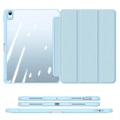 Dux Ducis Toby iPad Air 2020/2022 Tri-Fold Smart Folio Case - Lichtblauw