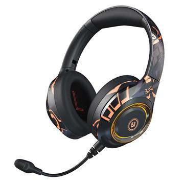 EL-A2 Opvouwbare Gaming Headset Graffiti Coole Hoofdtelefoon met Microfoon Bluetooth Hoofdtelefoon