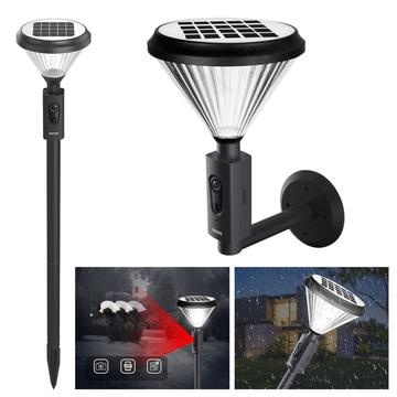 ESCAM QF190 beveiligingscamera met 1080P tuinverlichting op zonne-energie