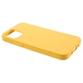 Saii Eco Line iPhone 12/12 Pro biologisch afbreekbaar hoesje - geel