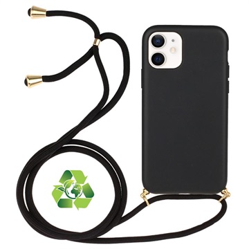 Saii Eco Line iPhone 12 Mini biologisch afbreekbaar hoesje met riem