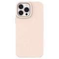 Eco Nature iPhone 13 Pro Hybrid Case - Roze