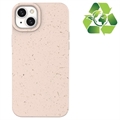 Eco Nature iPhone 14 Plus Hybrid Case - Roze