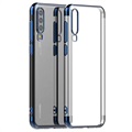 Electroplated Frame Series Huawei P30 TPU Case - Blauw / Transparant