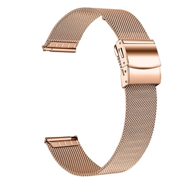 Garmin Vivomove/Style/HR Sport Elegante Roestvrijstalen Mesh-Band - Rose Gold
