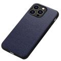 Elegante iPhone 14 Pro Leren Case - Blauw