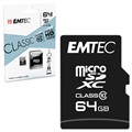 Emtec Classic Class 10 MicroSD Kaart - ECMSDM64GXC10CG