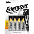 Energizer Alkaline Power LR6/AA Alkaline batterijen - 4 stuks.