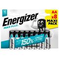 Energizer Max Plus LR6/AA Alkaline batterijen - 8 stuks.