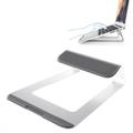 Ergonomische Laptopstandaard/-houder van aluminiumlegering - Zilver