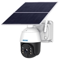 Escam QF724 Waterdichte Beveiligingscamera op Zonne-Energie - 3.0MP, 30000mAh (Geopende verpakking