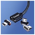 Essager 3-in-1 Magnetische Kabel - USB-C, Lightning, MicroUSB - 1m