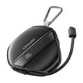 Essager Snel Opladen Power Bank met 70cm Intrekbare Kabel & Karabijnhaak - 10000mAh