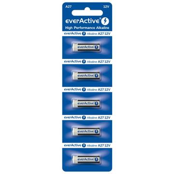 EverActive A27/L828 Alkaline batterijen 12V - 5 stuks.