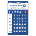 EverActive Alkaline knoopcel batterijen set - 30 stuks.