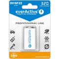 EverActive Professional Line EVHRL22-320 Oplaadbare 9V Accu 320mAh
