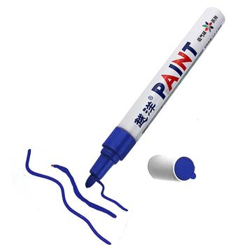 Flysea FS-110 Watervaste Marker voor Hobbygebruik - Voor Metaal, Steen, Plastic & Papier - Blauw