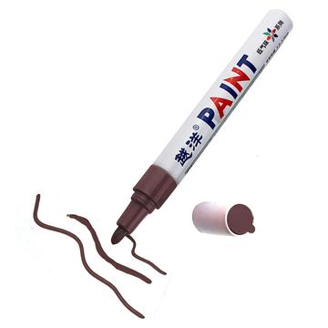 Flysea FS-110 Watervaste Marker voor Hobbygebruik - Voor Metaal, Steen, Plastic & Papier - Bruin