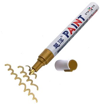 Flysea FS-110 Watervaste Marker voor Hobbygebruik - Voor Metaal, Steen, Plastic & Papier - Goud