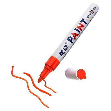 Flysea FS-110 Watervaste Marker voor Hobbygebruik - Voor Metaal, Steen, Plastic & Papier - Rood