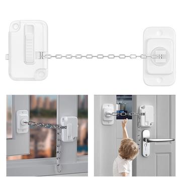 FT756 Verstelbaar deur-/raambegrenzingsslot - Wit