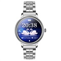 Smartwatch voor dames met hartslag AK38 - Zilver