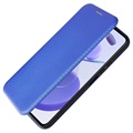 Xiaomi Mi 11 Lite 5G Flip Case - Koolstofvezel - Blauw