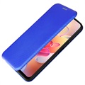 Xiaomi Redmi Note 10 5G Flip Case - Koolstofvezel - Blauw